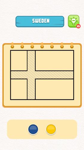 Flag Painting Puzzle Скриншот 2