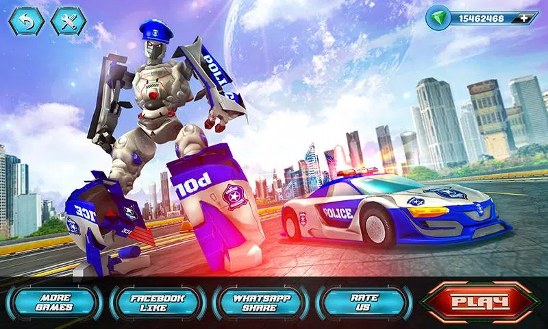 US Police Robot Car Revenge 螢幕截圖 0
