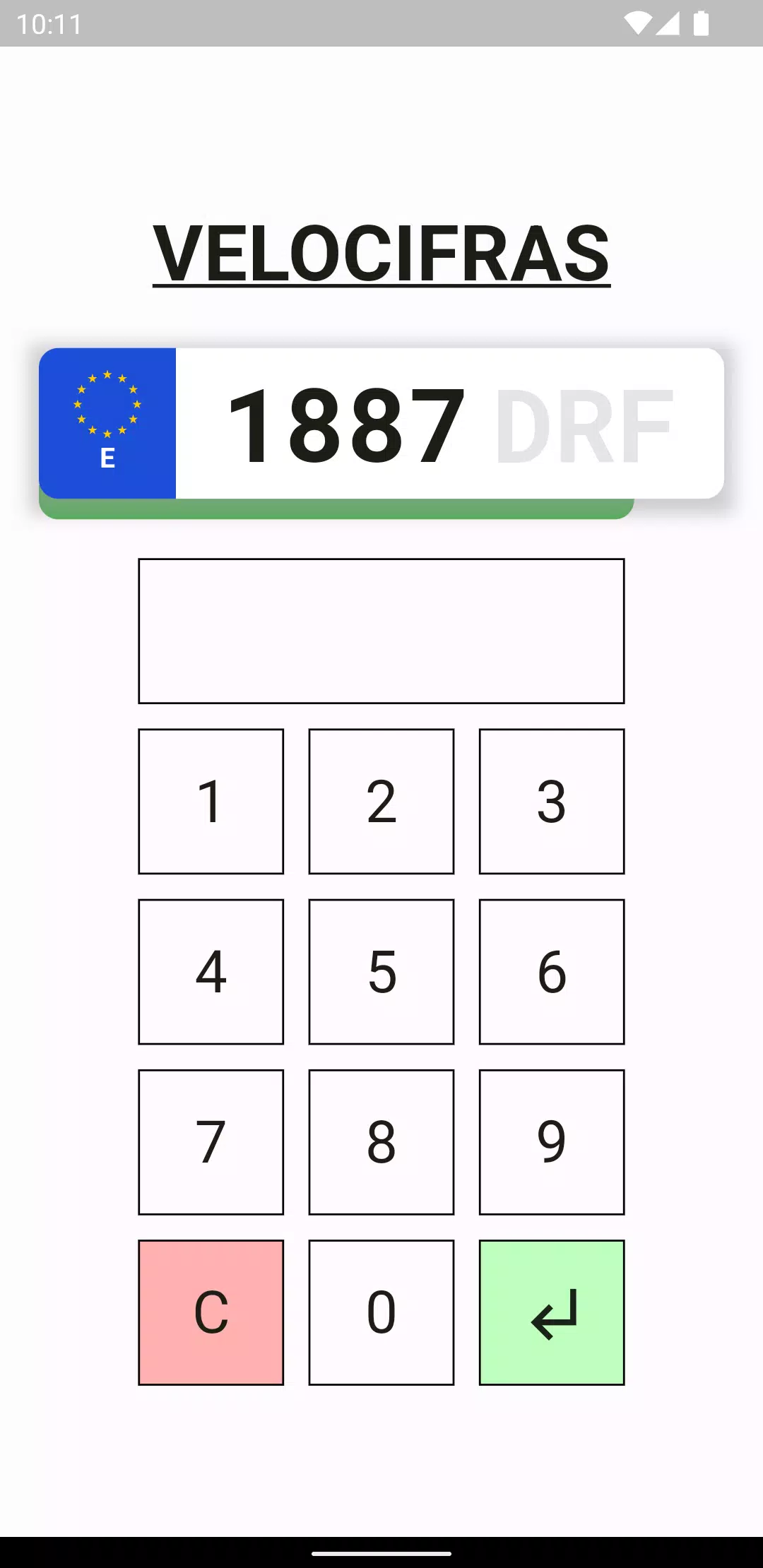 Velocifras - Juego Matrículas 스크린샷 3