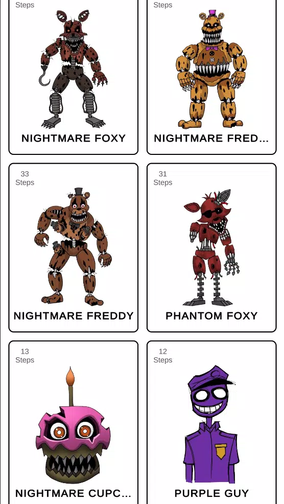 How to draw fnaffs Capture d'écran 3