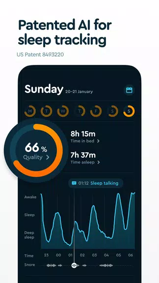 Sleep Cycle: Sleep Tracker ภาพหน้าจอ 1