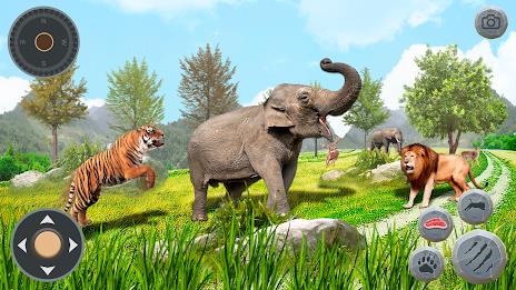 Lion Simulator Wild Animal 3D 螢幕截圖 1