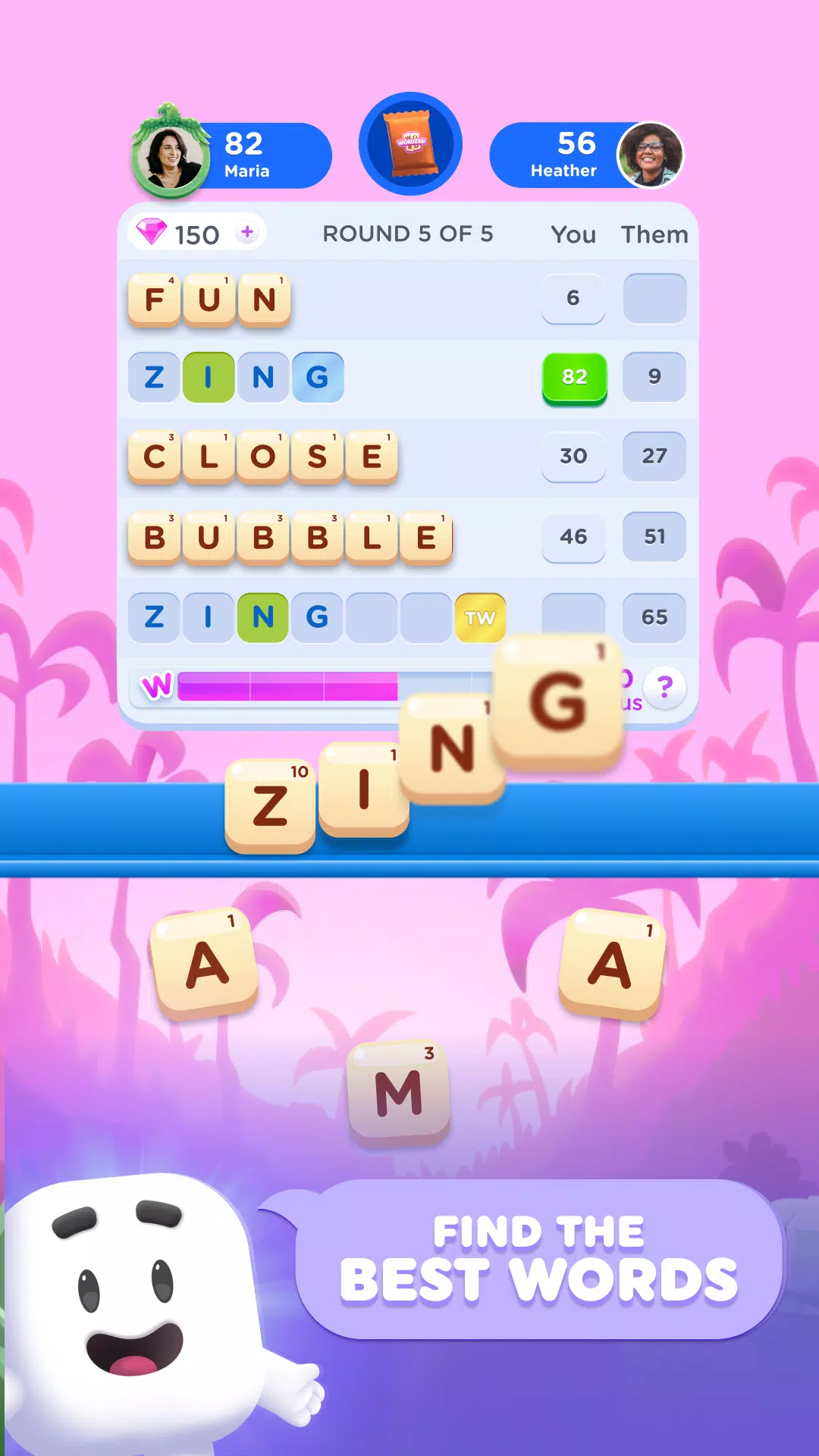 Wordzee! - Social Word Game 螢幕截圖 0
