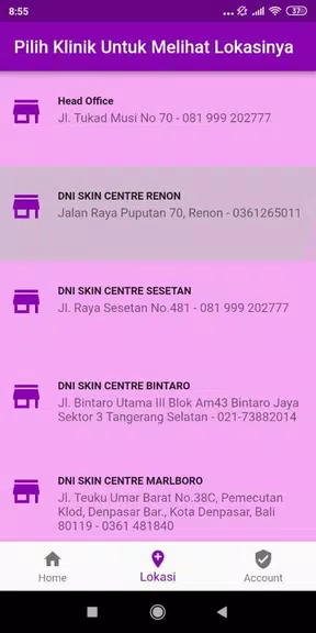 DNI SkinCentre MobileApp 螢幕截圖 3