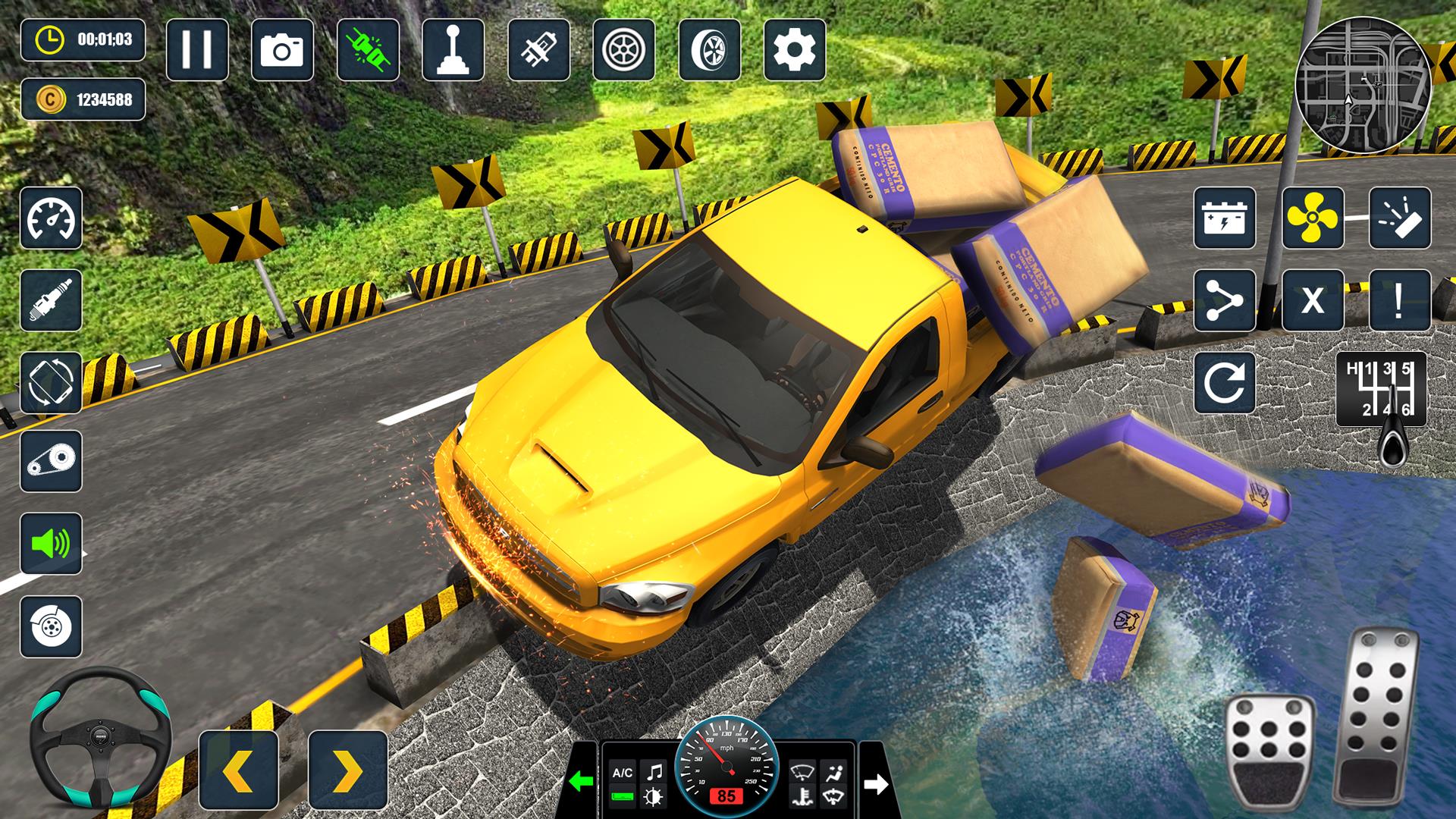 Offroad Pickup Truck Cargo Sim スクリーンショット 3
