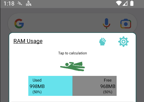 Schermata RAM Calc – RAM Cleanup Mod 1