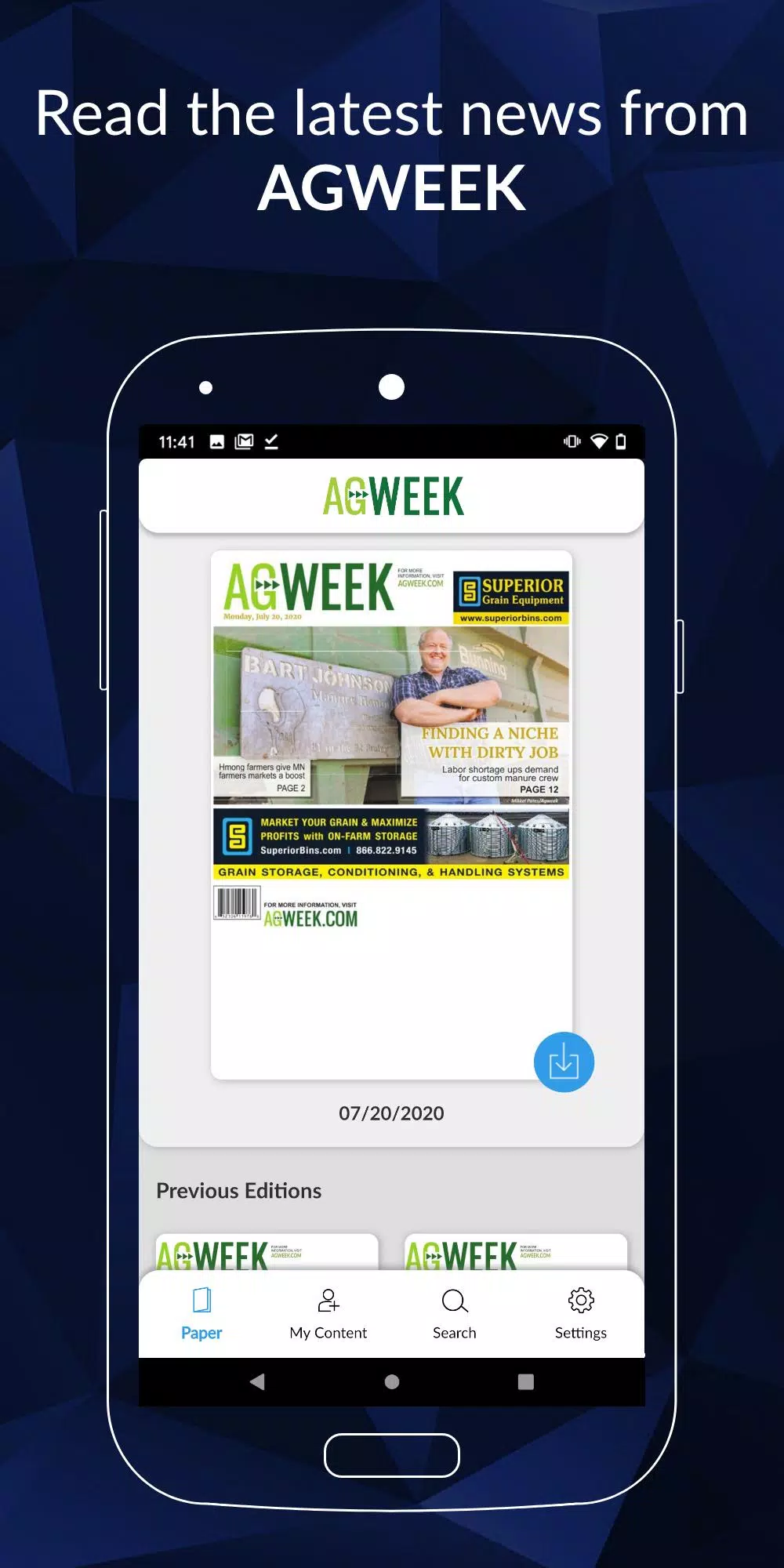 Agweek E-Paper 螢幕截圖 0