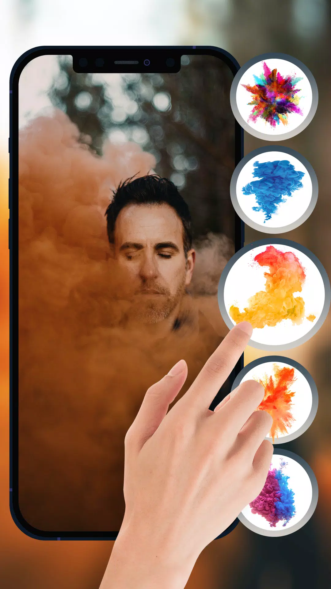 Smoke Filter Photo Editor Zrzut ekranu 2