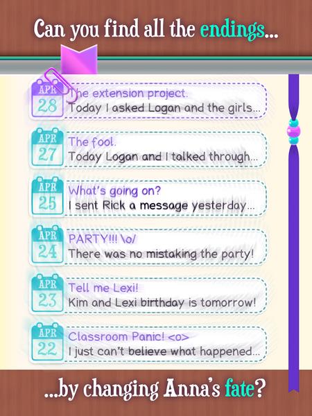 Schermata Dear Diary: Interactive Story 1