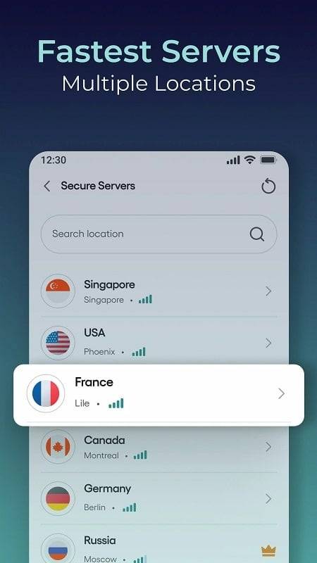 Surge VPN Tangkapan skrin 3
