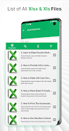 Xlsx File Reader & Xls Viewer Capture d'écran 1