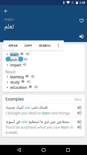 Arabic English Dictionary 螢幕截圖 1