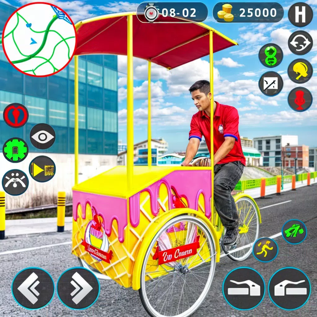 City Ice Cream Man Simulator Captura de pantalla 0