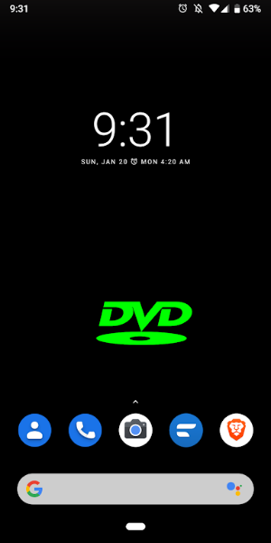Bouncing DVD Screensaver Live Captura de pantalla 0