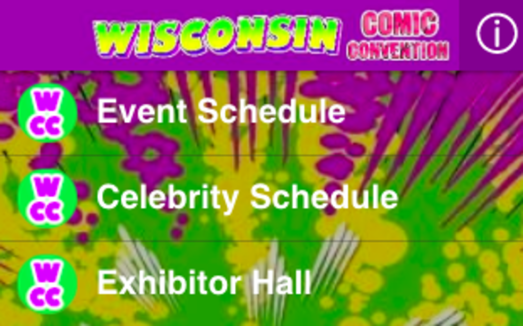 Wisconsin Comic Convention 螢幕截圖 2