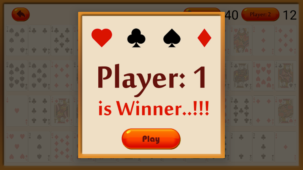 Playing Cards Matching Game - Memory booster game Zrzut ekranu 3
