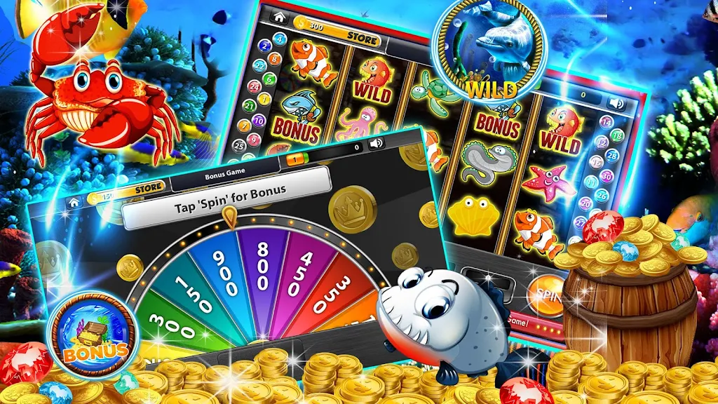 Dolphin Slots: Big fortune 螢幕截圖 1