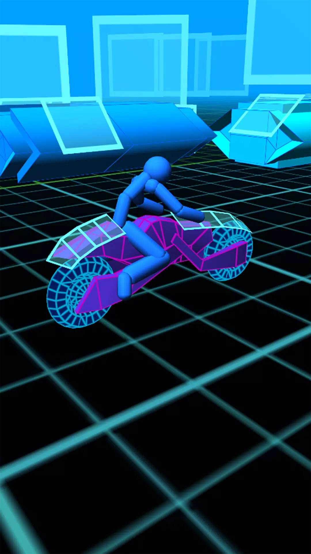 Schermata Stickman Neon Motorcycle Race 2