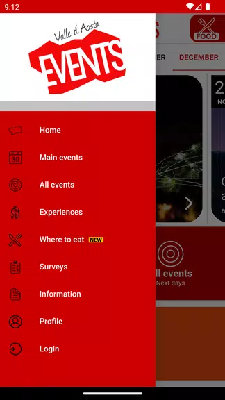 Valle d'Aosta Events 螢幕截圖 1