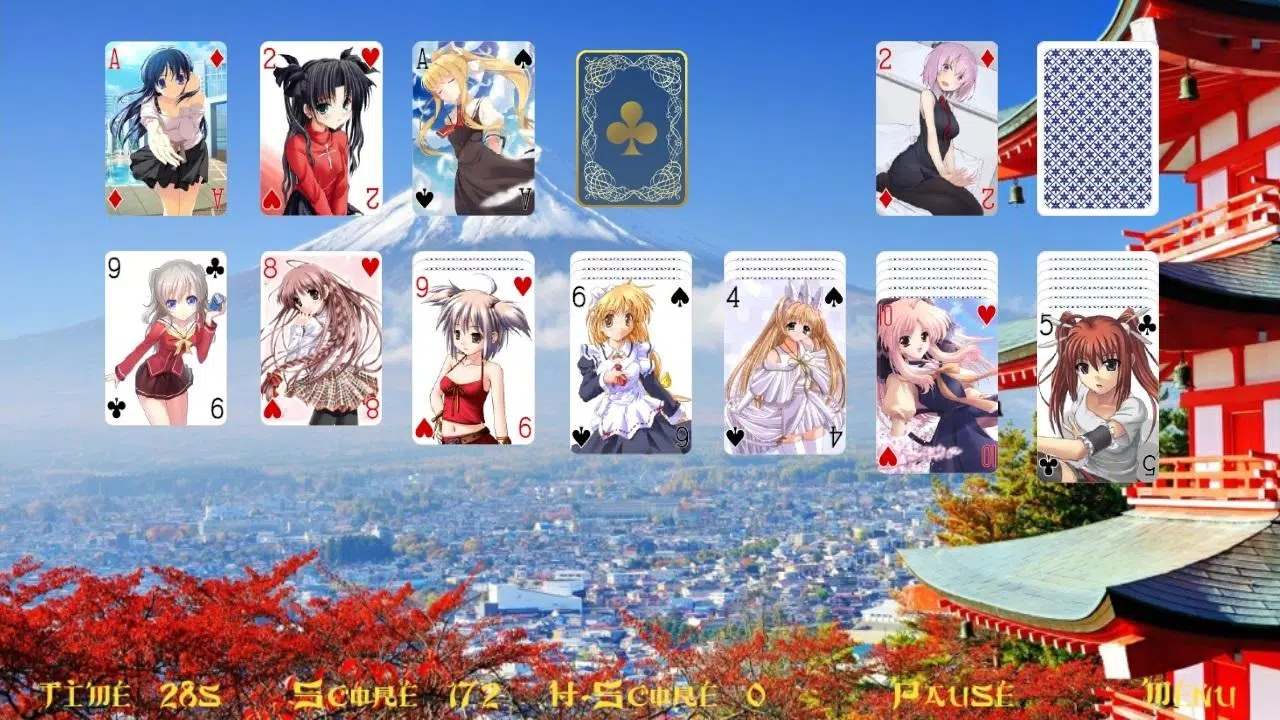 Miss Hentai Solitaire Captura de pantalla 2