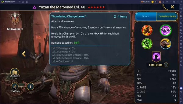 Como construir Yuzan The Marooned in Raid: Shadow Legends