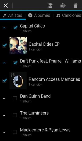 Reproductor de música - Rocket Captura de pantalla 2
