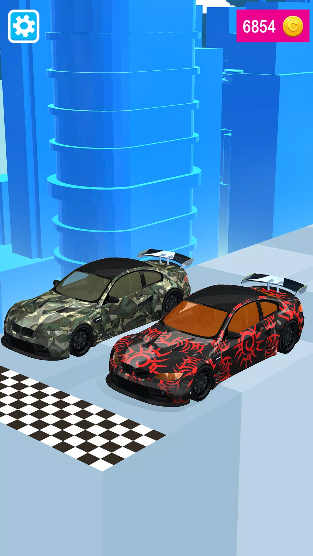 Modified Car Driving: 3DTuning 螢幕截圖 1