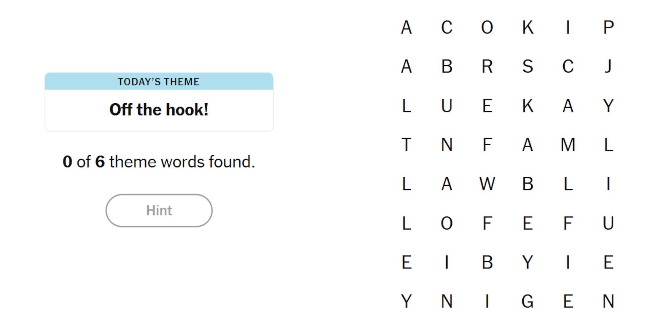 Stränge Puzzle #312