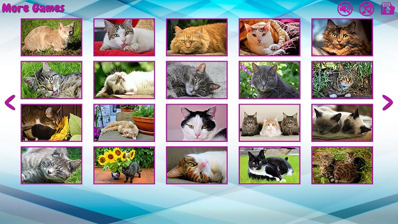 Big puzzles with cats 螢幕截圖 1