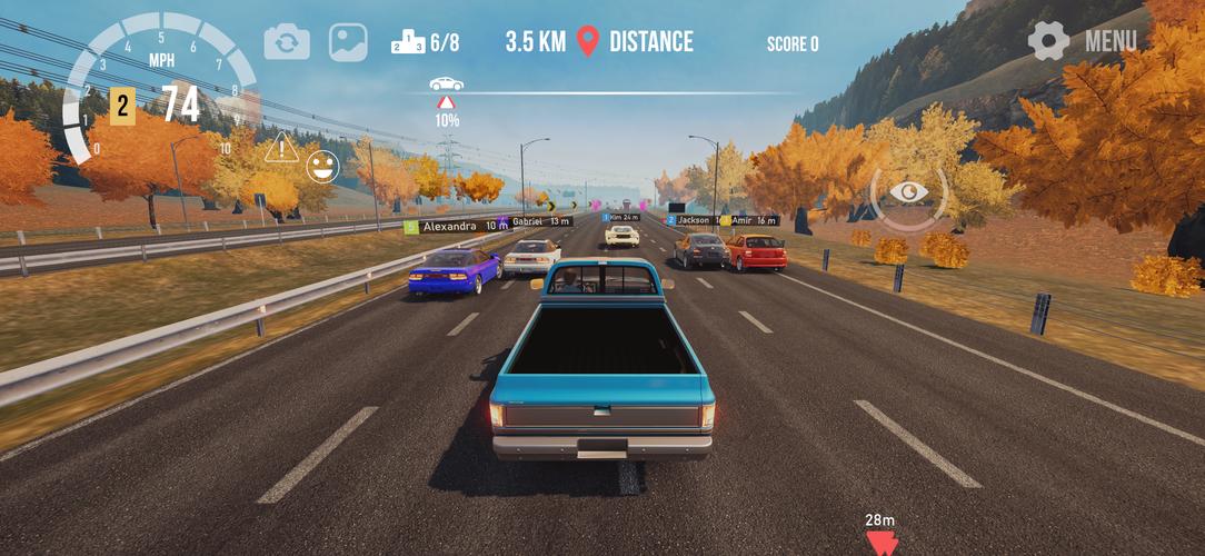 CPM Traffic Racer 스크린샷 1