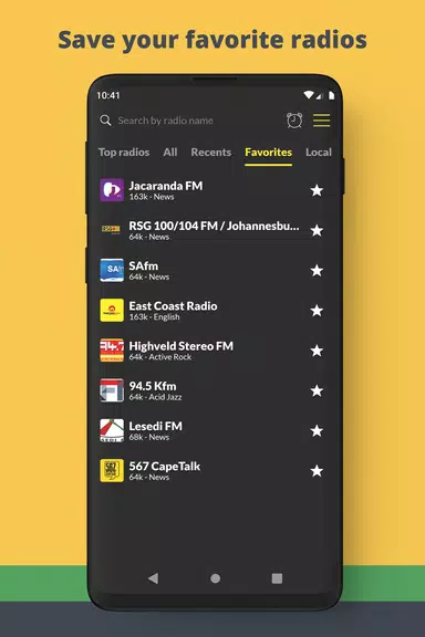 Radio Afrique du Sud FM Online Capture d'écran 2