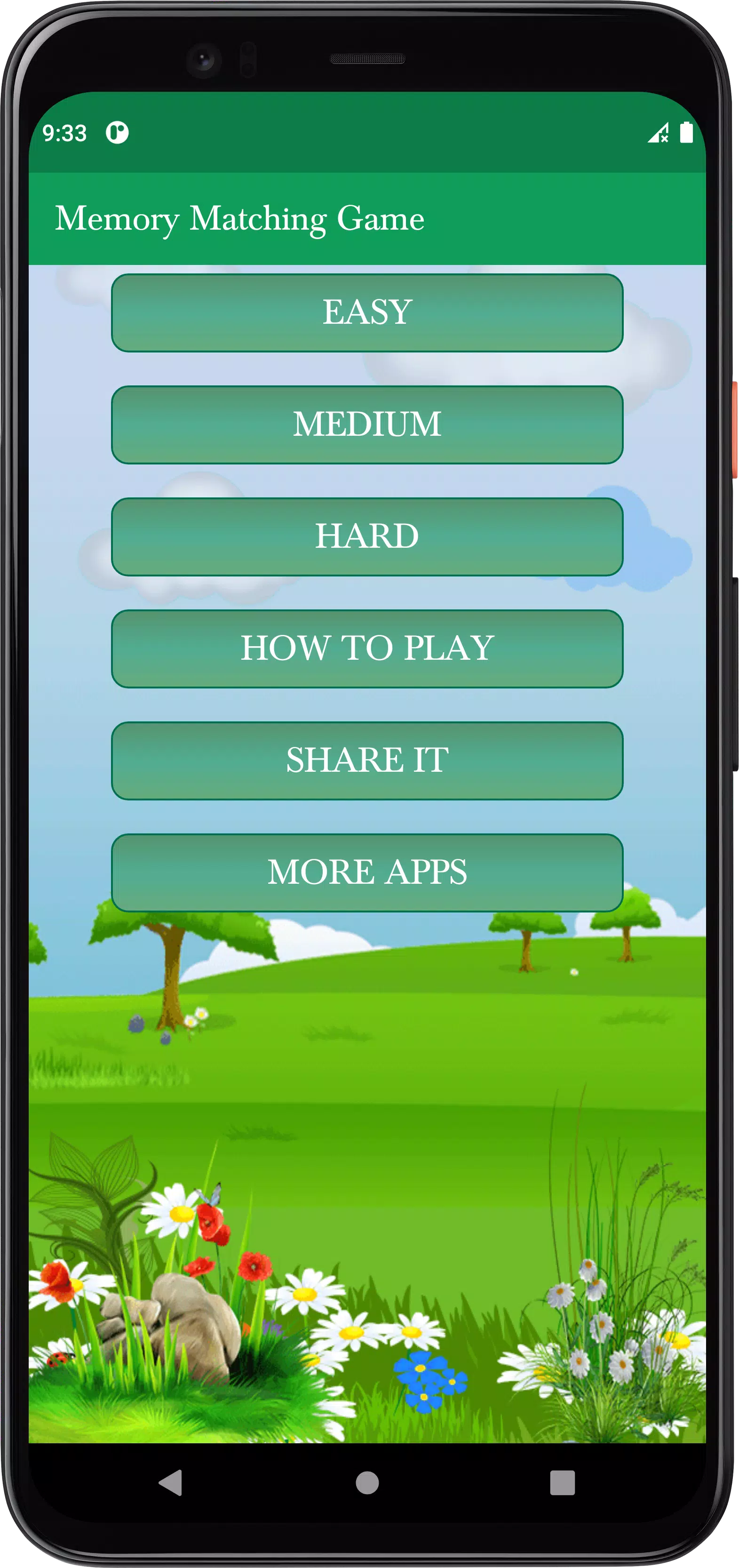 Memory Matching Game ภาพหน้าจอ 1