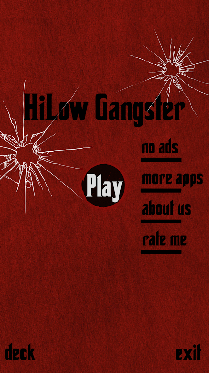 High Low Card Game (Hi-Lo) 螢幕截圖 1