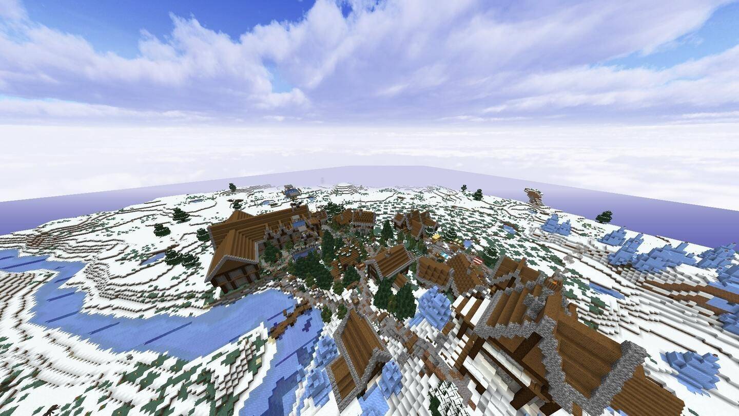 Bild: Reddit.com minecraft snow biome seed
