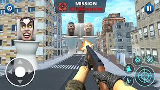 Toilet FPS Shooting: Skibd War应用截图第3张