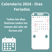 Calendario 2024- Días Feriados应用截图第2张