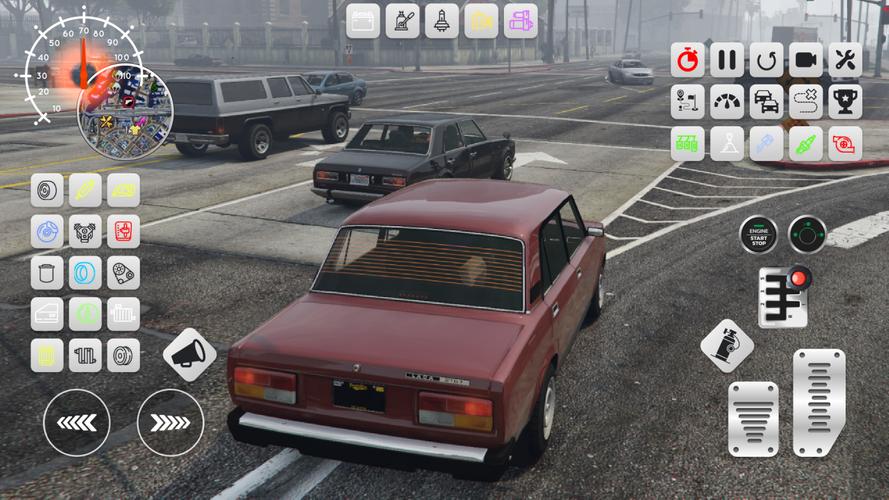 Lada 2107 Tuning Russian City スクリーンショット 2