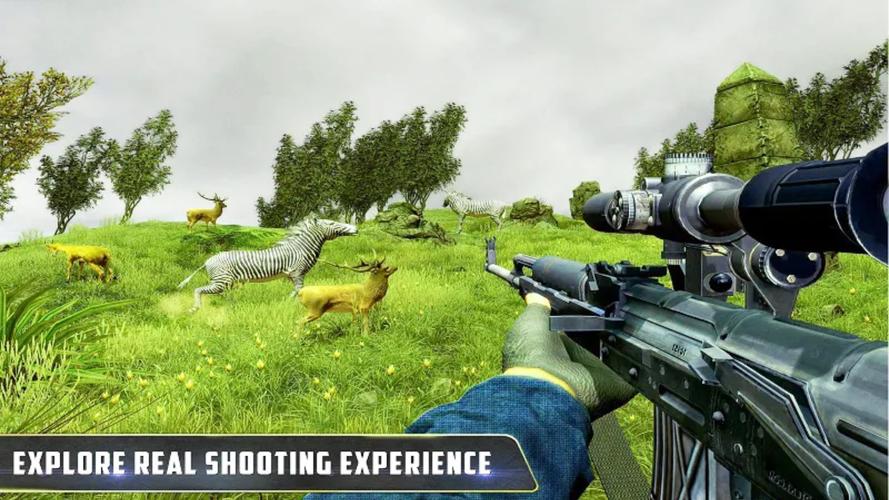 Sniper Shooter Jungle Hunter 螢幕截圖 1