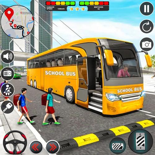 School Bus Simulator Bus Games Schermafbeelding 3