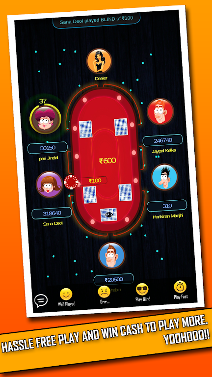 Teen Patti Clubs Captura de pantalla 3