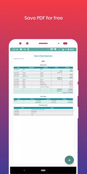 Day-to-day Expenses 스크린샷 1