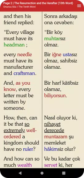 Schermata Risale-i Nur (Comparative) 1