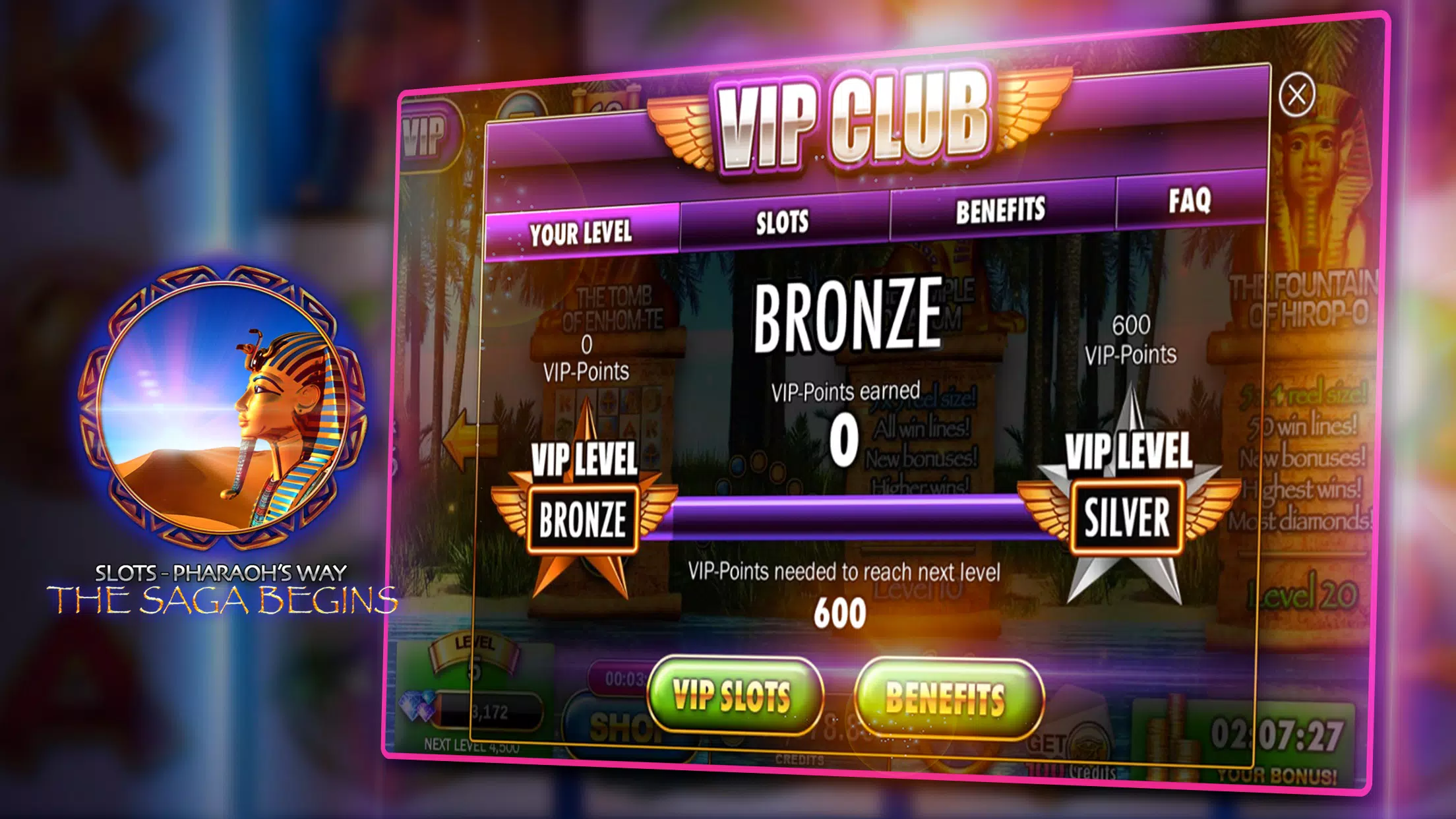Slots - Pharaoh's Way Casino 螢幕截圖 3