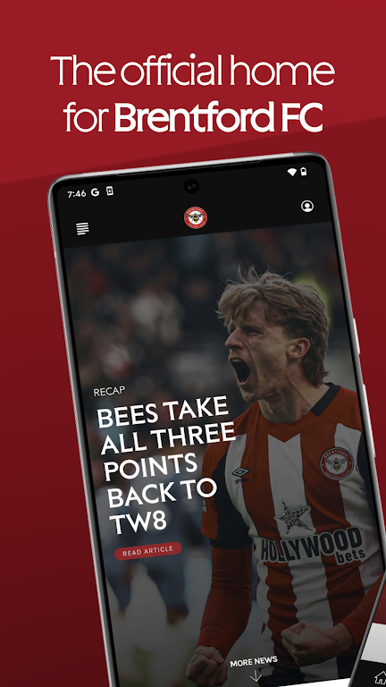 Brentford FC Official 螢幕截圖 0