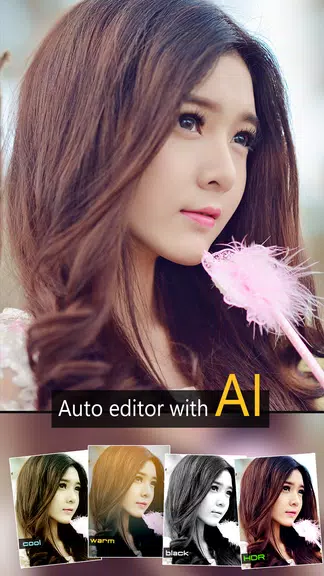 HD Photo Editor ဖန်သားပြင်ဓာတ်ပုံ 1