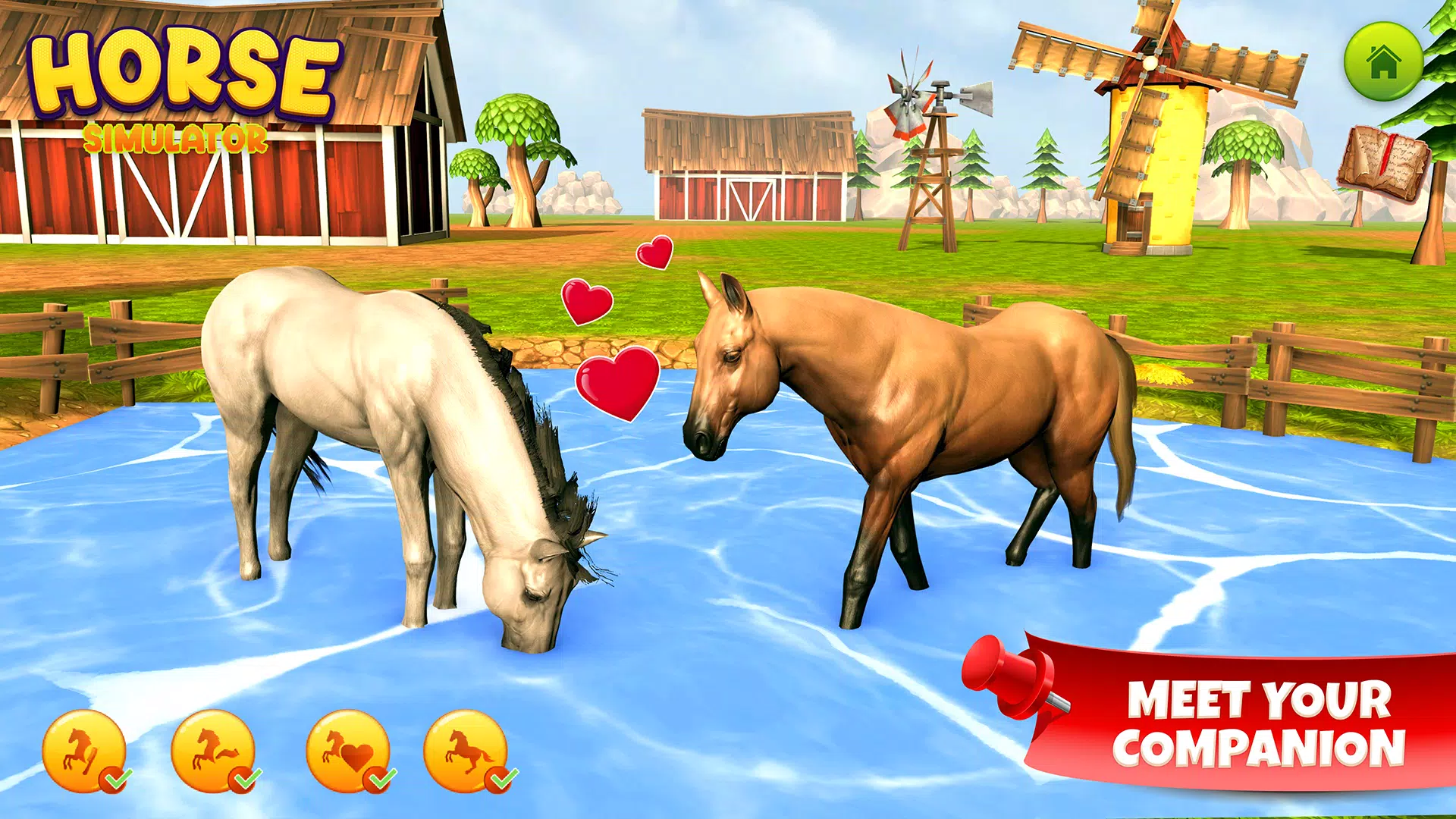 Horse Simulator Family Game 3D Ảnh chụp màn hình 2
