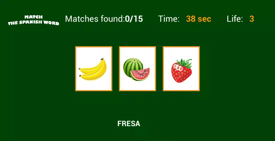 Match the Spanish Word 螢幕截圖 3