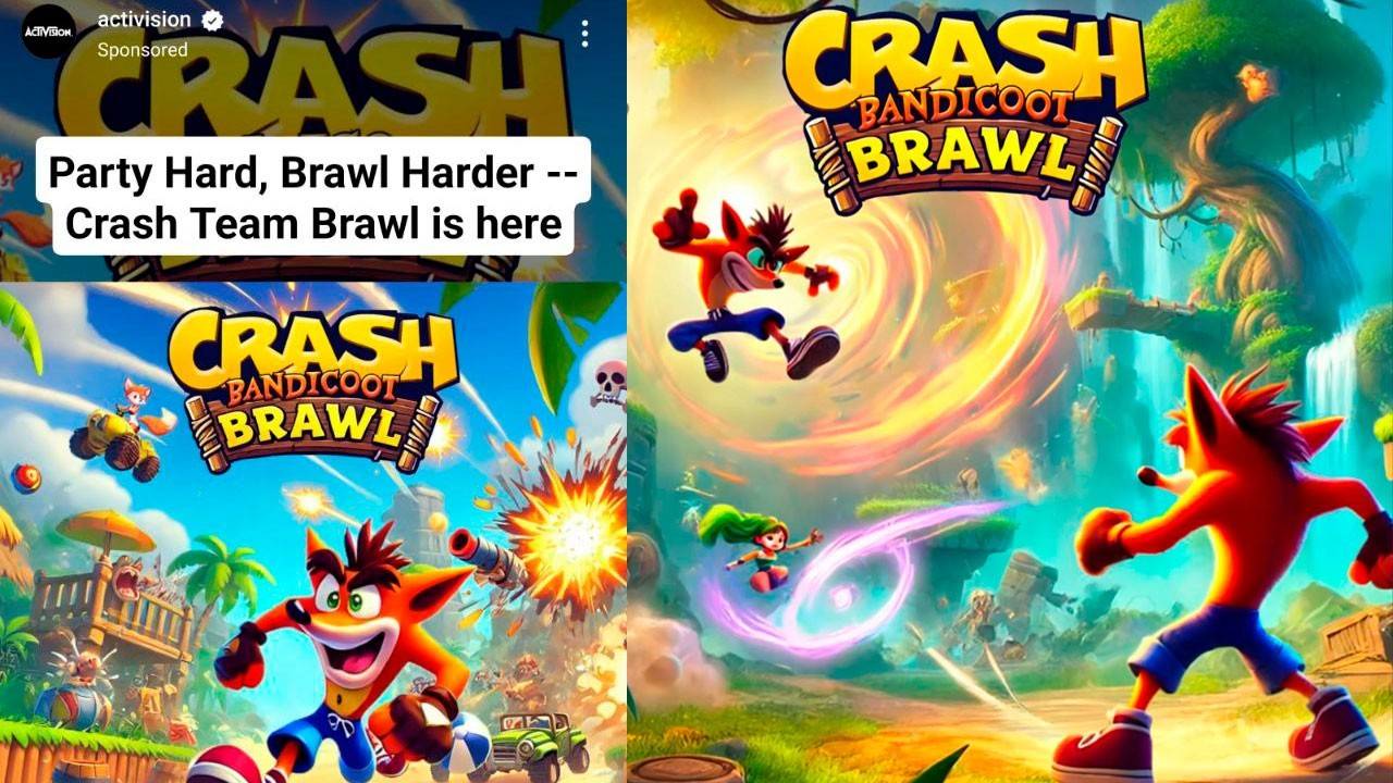 墜機Bandicoot Brawl