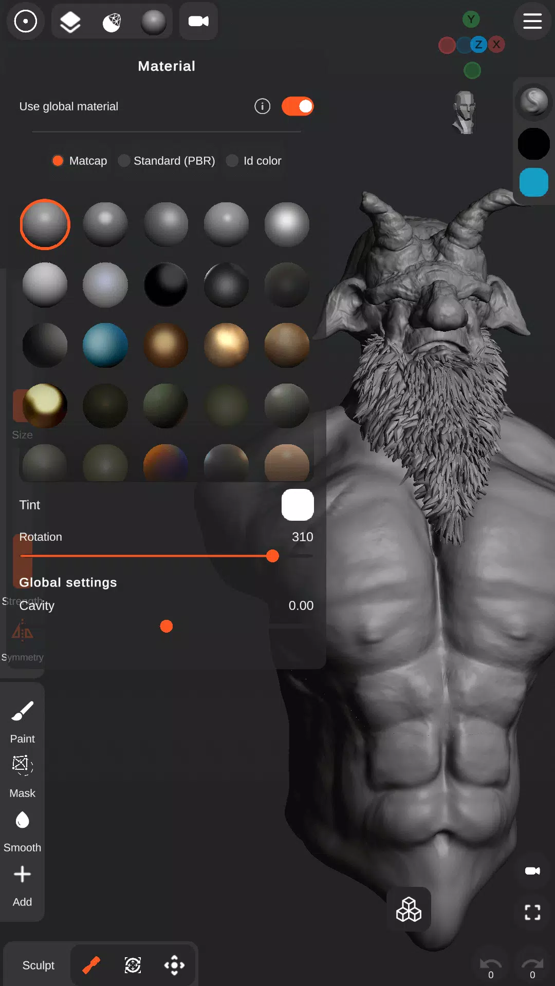 Sculpt+ ဖန်သားပြင်ဓာတ်ပုံ 3