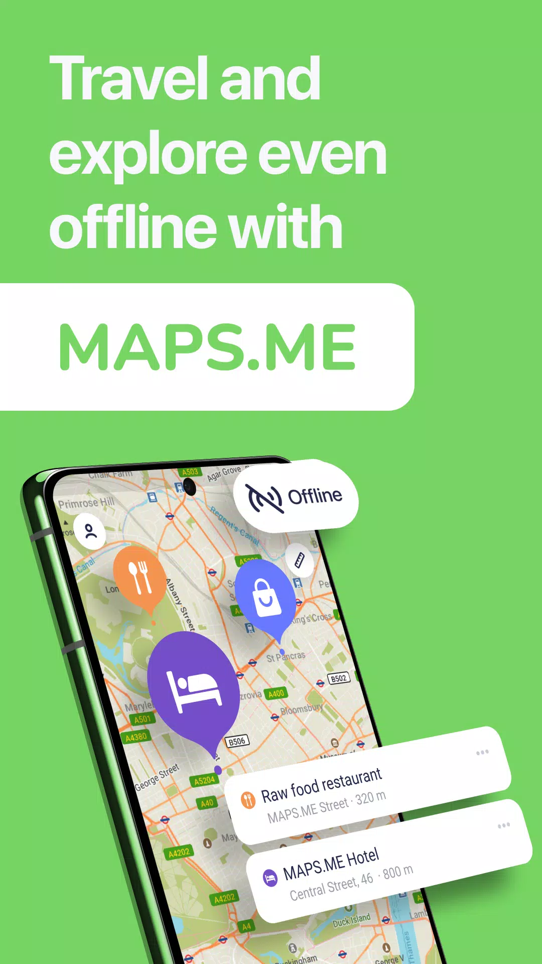 MAPS.ME: Offline maps GPS Nav Captura de pantalla 0